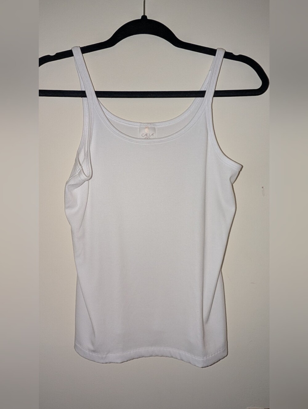 CALIA by Carrie Underwood White Slim Strap Tank